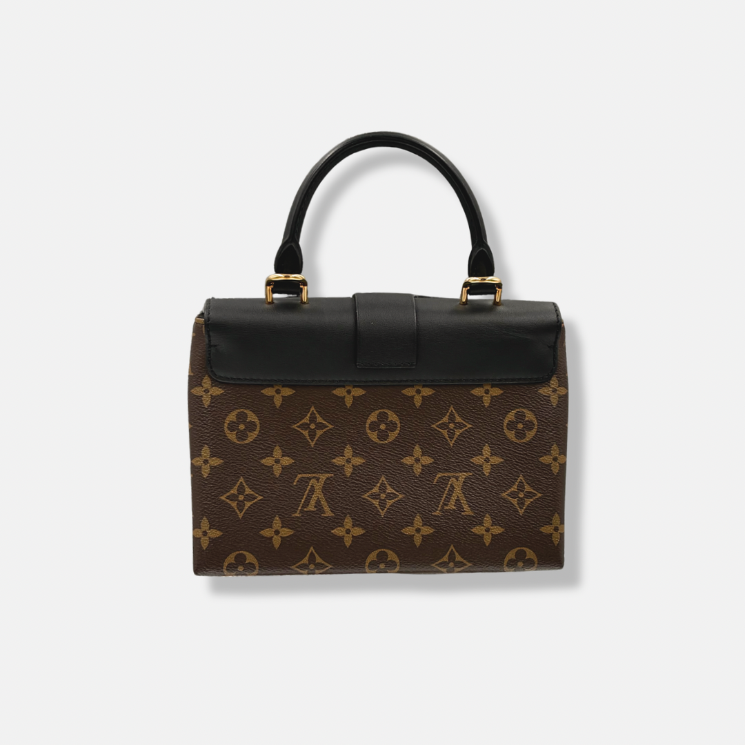 Locky BB Handbag Monogram Canvas Gold Hardware