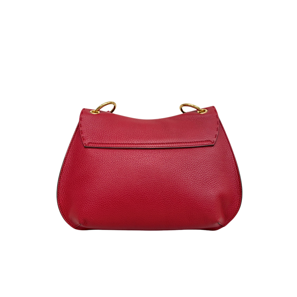 Animalier GG Marmont Red Feline Head Detail Gold-Tone Hardware