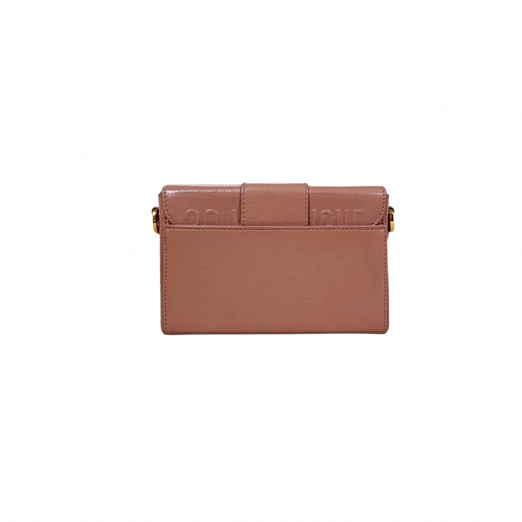 Montaigne 30 Poudre Pink Calfskin Leather Gold Hardware