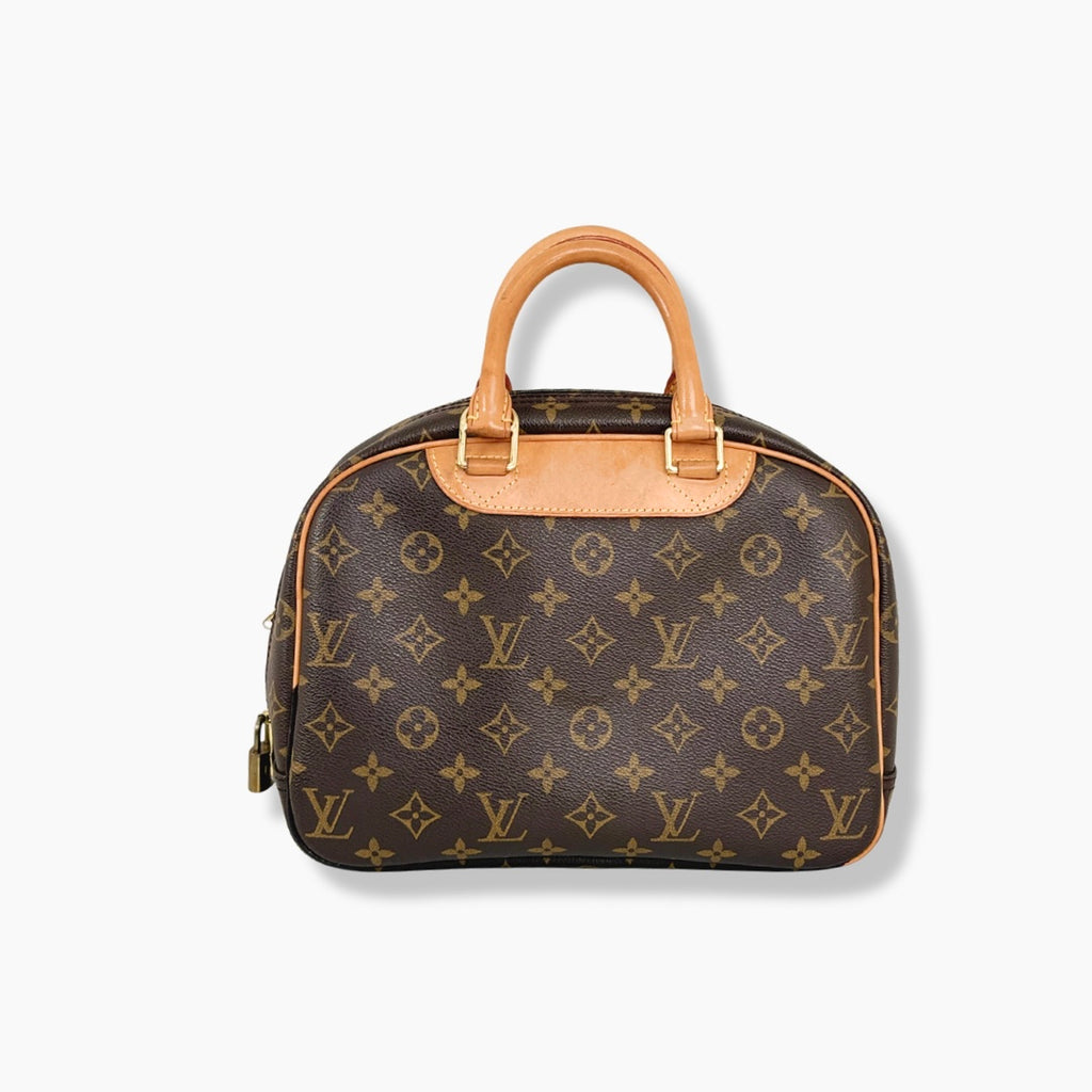 Trouville Monogram Canvas Handbag Gold Hardware