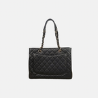 GST Black Caviar Leather Silver Hardware Series 17
