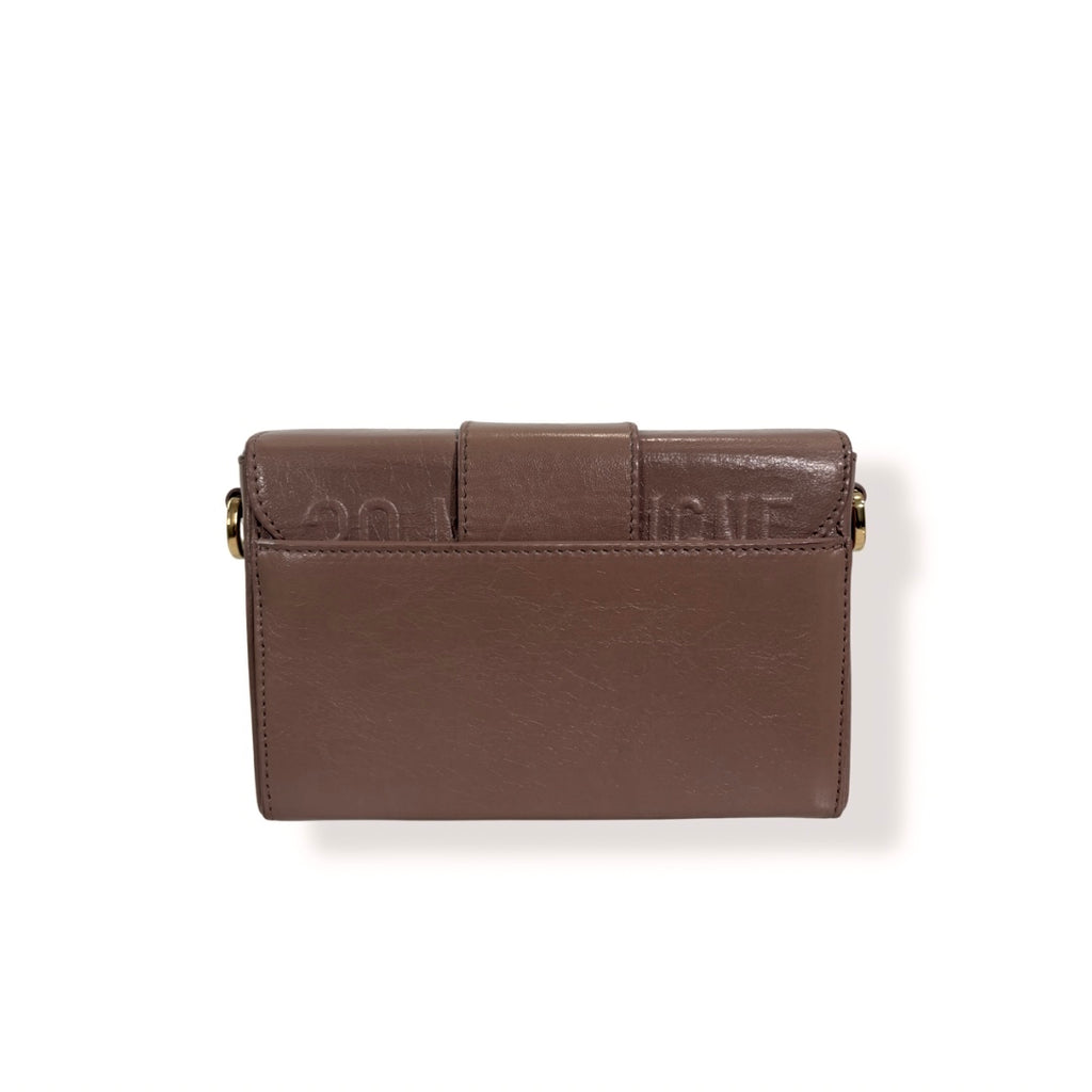 Montaigne 30 Poudre Pink Calfskin Leather Gold Hardware