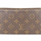 Zippy Wallet Monogram Canvas Gold Hardware