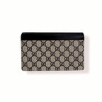 GG Supreme Canvas Bi-Color Wallet On Chain Gold Hardware