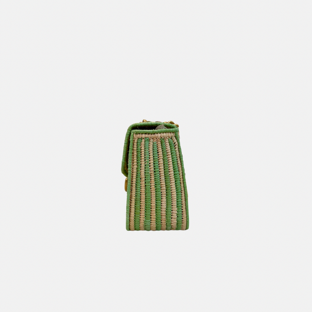 Limited Edition GG Marmont Medium Raffia Woven Gold Hardware