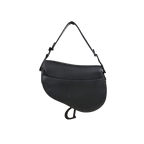 Medium Saddle Bag So Black Ultramatte Smooth Leather