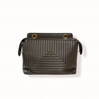 Dotcom Click Bag Gray Gold Hardware