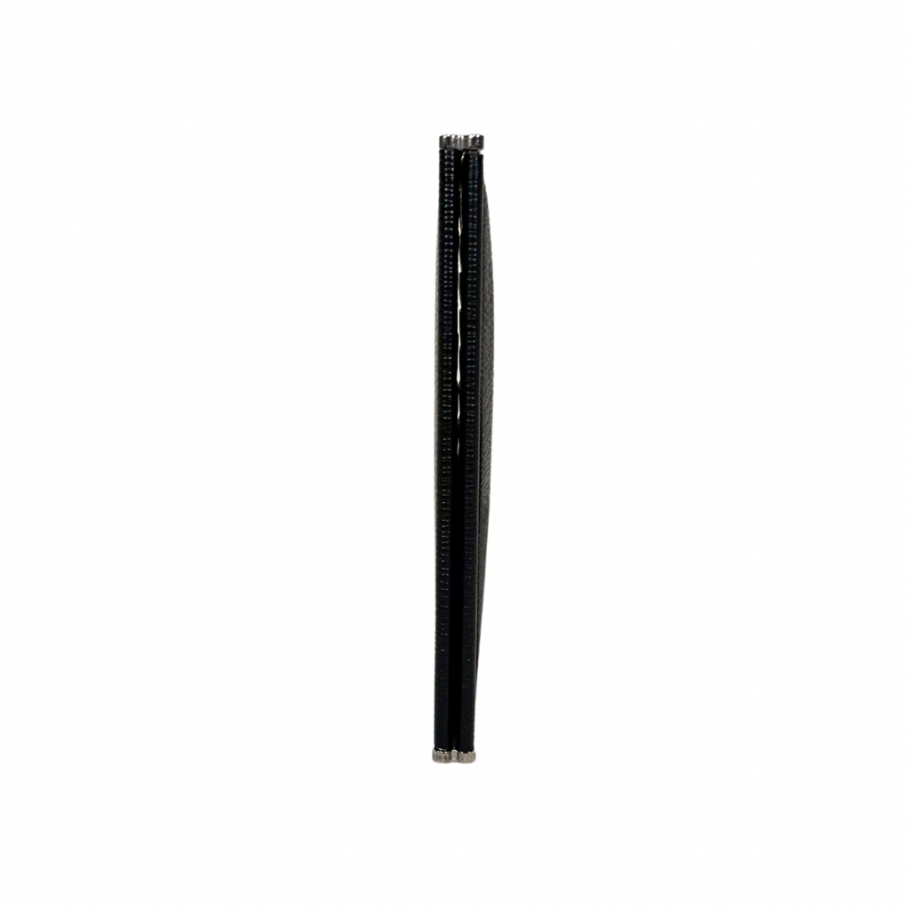 Gancini Bi-Fold Wallet Black Silver Hardware