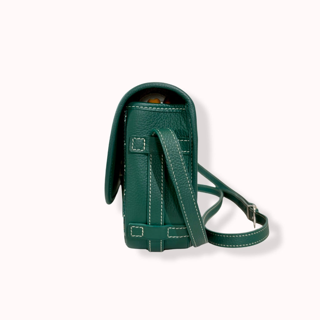 Belvedere PM Green Goyardine Canvas