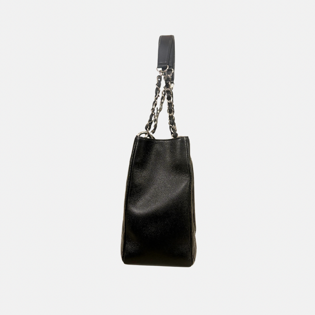 GST Black Caviar Leather Silver Hardware Series 17