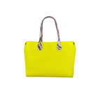 Addict Tote Bag Exotic Leather Green Gold Hardware