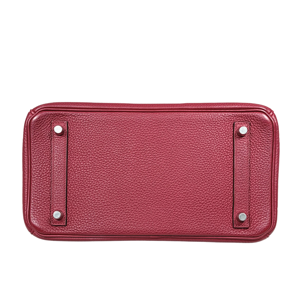 Birkin 30 Rouge H Togo Leather Stamp X Palladium Hardware