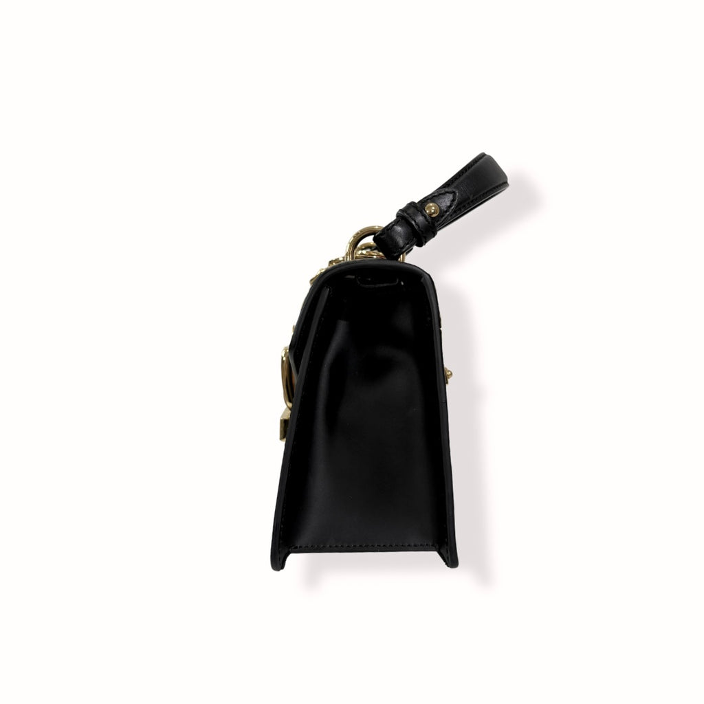 Sylvie Mini Black Cherry Line Gold Hardware