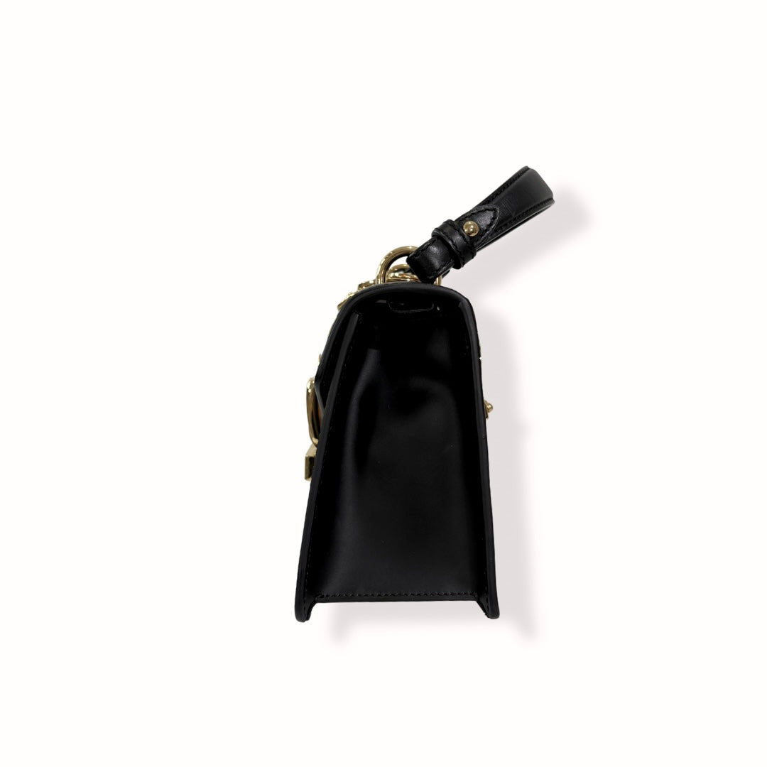 Sylvie Mini Black Cherry Line Gold Hardware