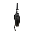Medium Saddle Bag So Black Ultramatte Smooth Leather