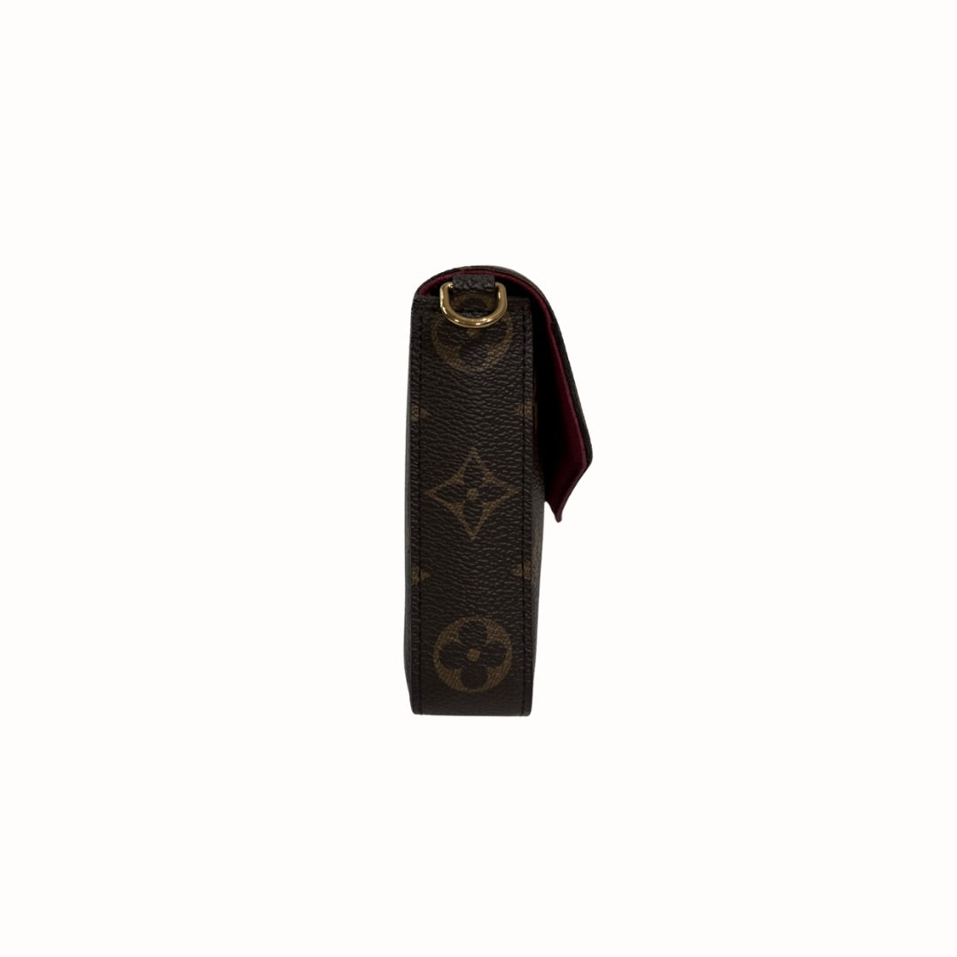 Pochette Félicie Monogram Canvas Gold-Tone Hardware