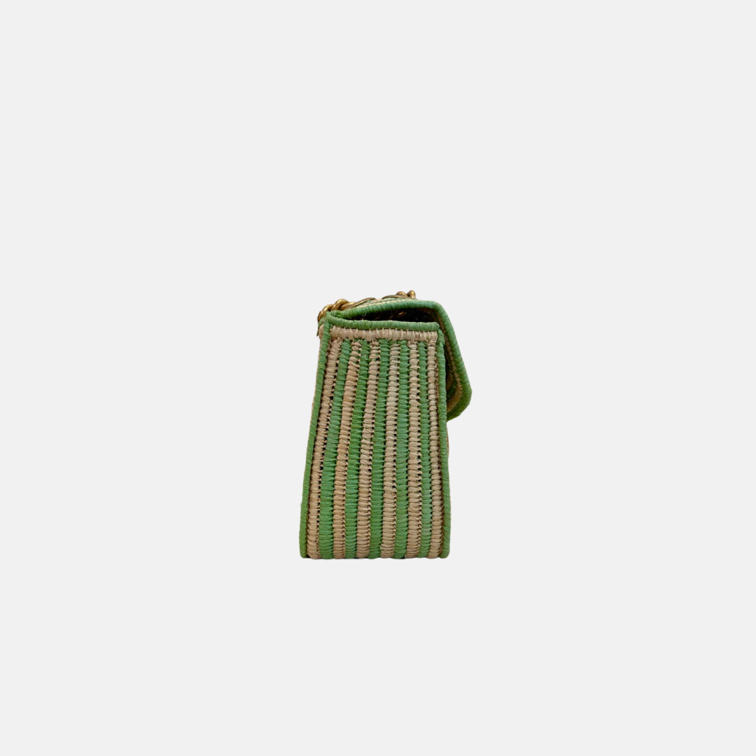 Limited Edition GG Marmont Medium Raffia Woven Gold Hardware