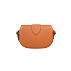 Pont 9 PM Caramel Brown Grained Leather Gold Hardware