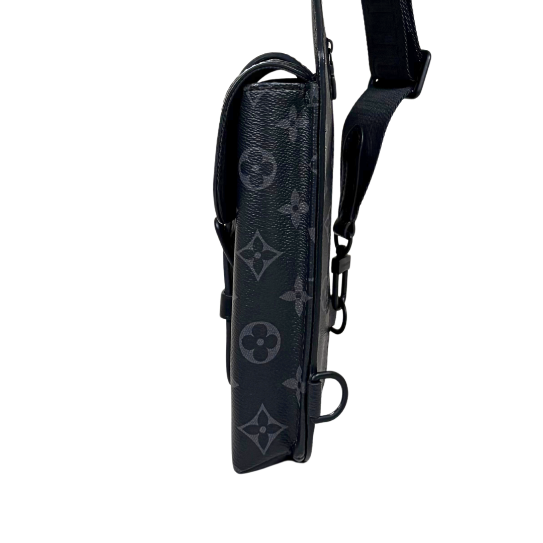 Eclipse Saumur Sling Bag Grey Monogram Canvas