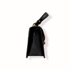 Sylvie Mini Black Cherry Line Gold Hardware