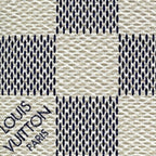 Damier Azur Pochette Milla MM White Gold Hardware
