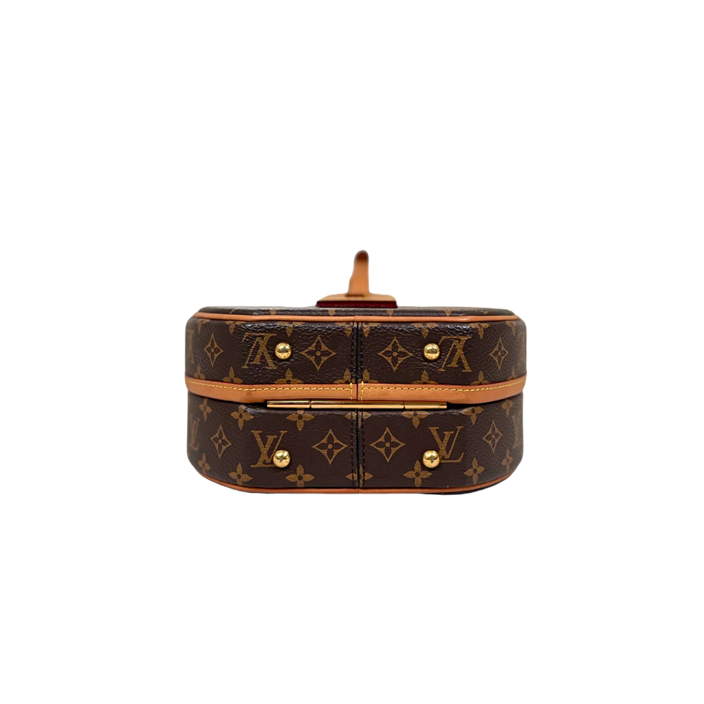 Petite Boite Chapeau Monogram Canvas Gold Hardware
