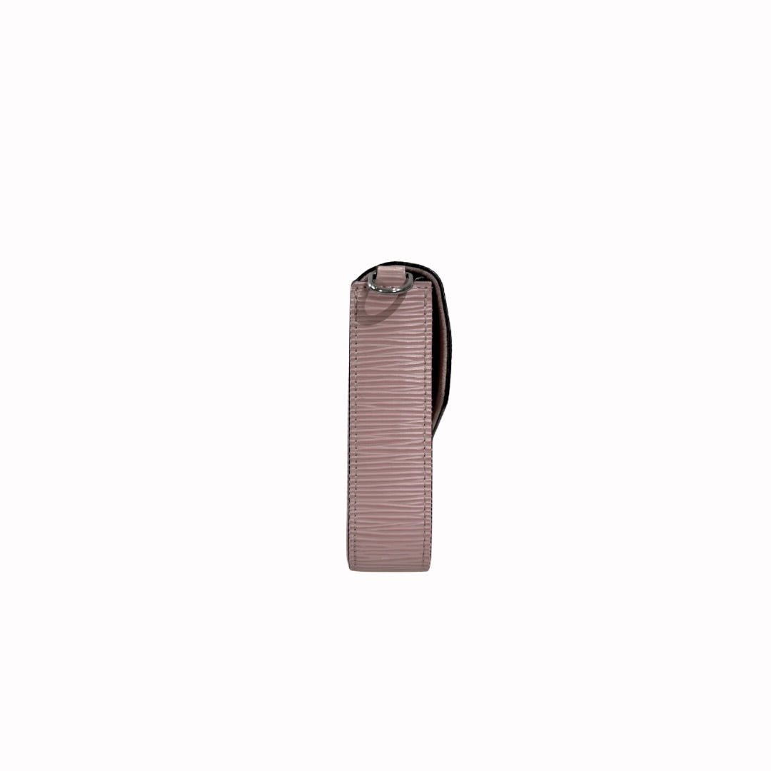Félicie Pochette Pink Epi Leather