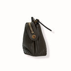 Dotcom Click Bag Gray Gold Hardware