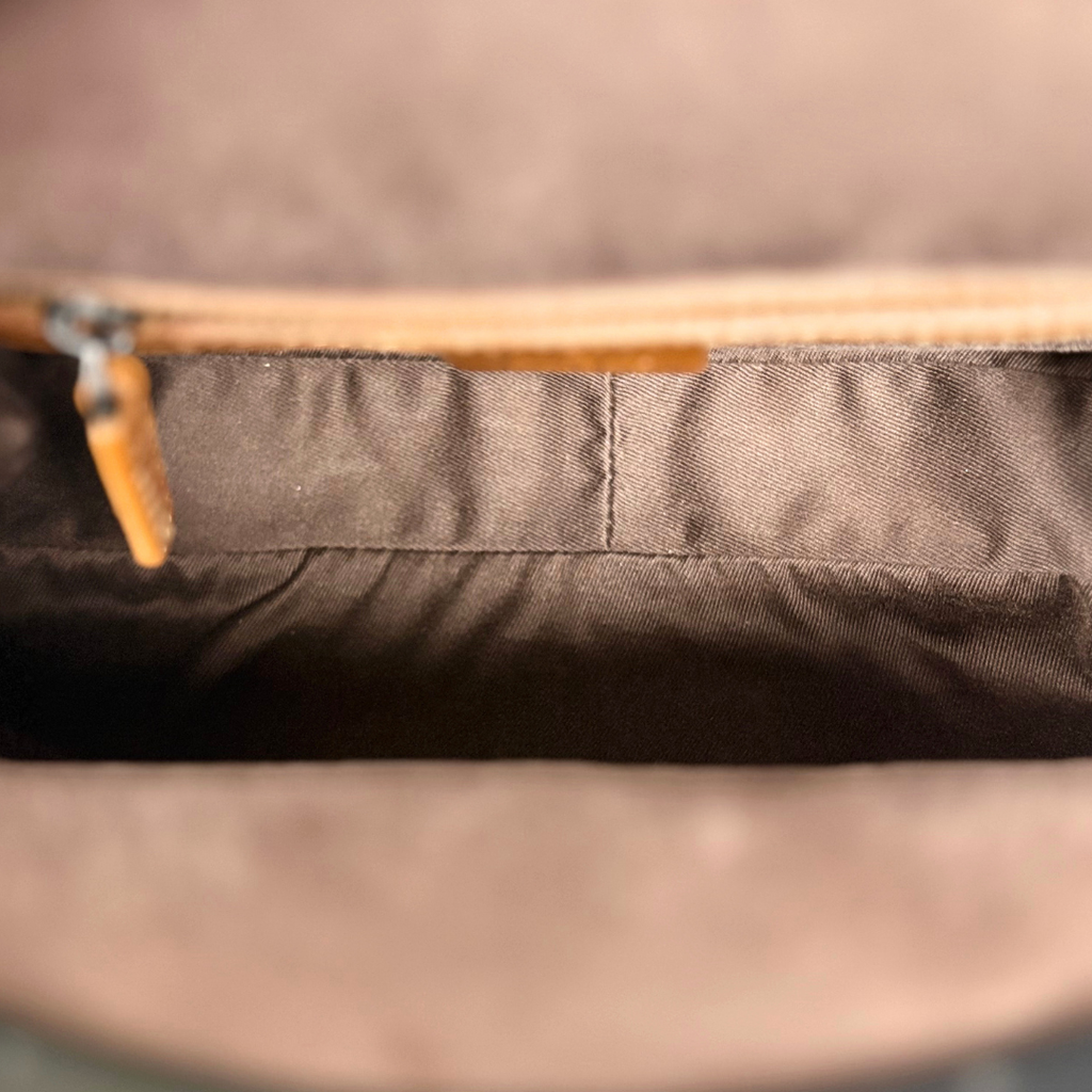 Vintage Bamboo Top Handle Bag GG Canvas