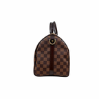 Speedy Bandoulière 30 Damier Ebene Canvas Gold Hardware