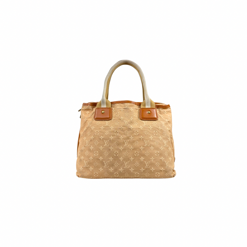 Sac Mery Kate Mini Tote Bag Monogram Canvas Women Brown Gold Hardware