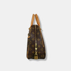 Trouville Monogram Canvas Handbag Gold Hardware