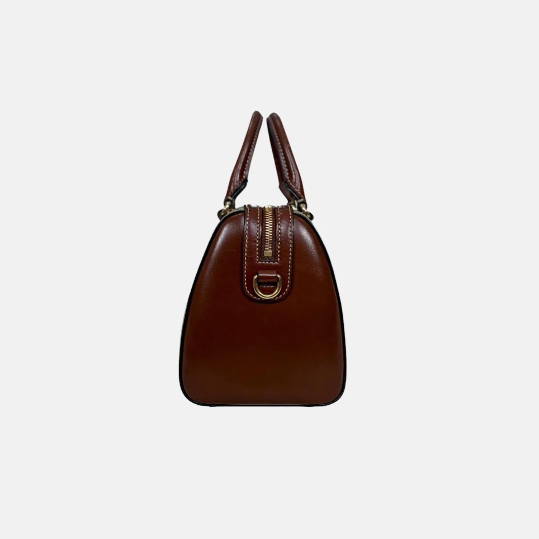 Boston Bag Small GG Supreme Canvas Gold Hardware