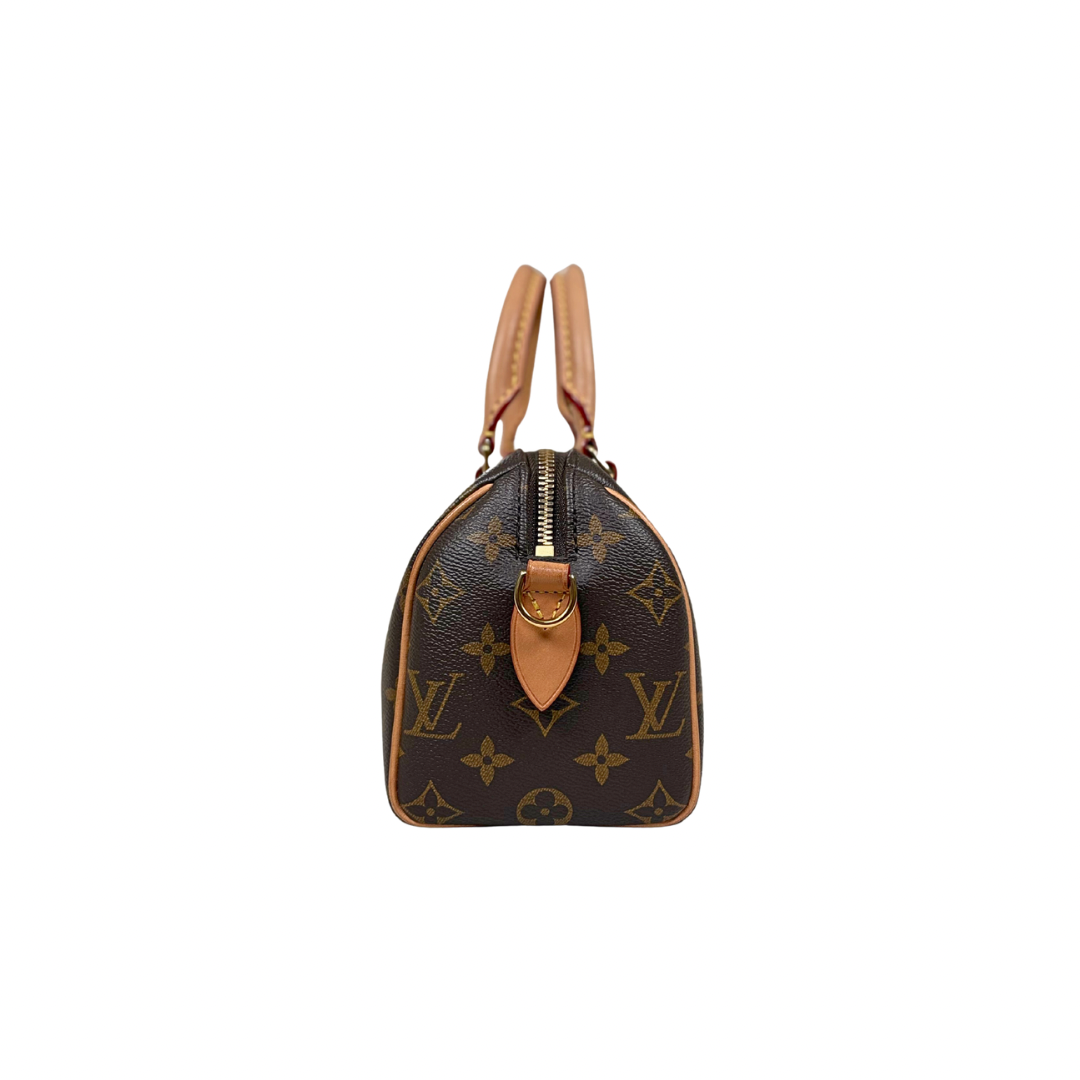 Speedy Bandoulière 20 Monogram Canvas Gold Hardware