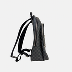 Damier Graphite Canvas Backpack Black Silver Hardware
