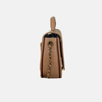 Coco Curve Flap Beige Calfskin Leather Gold-Tone Hardware Series 25