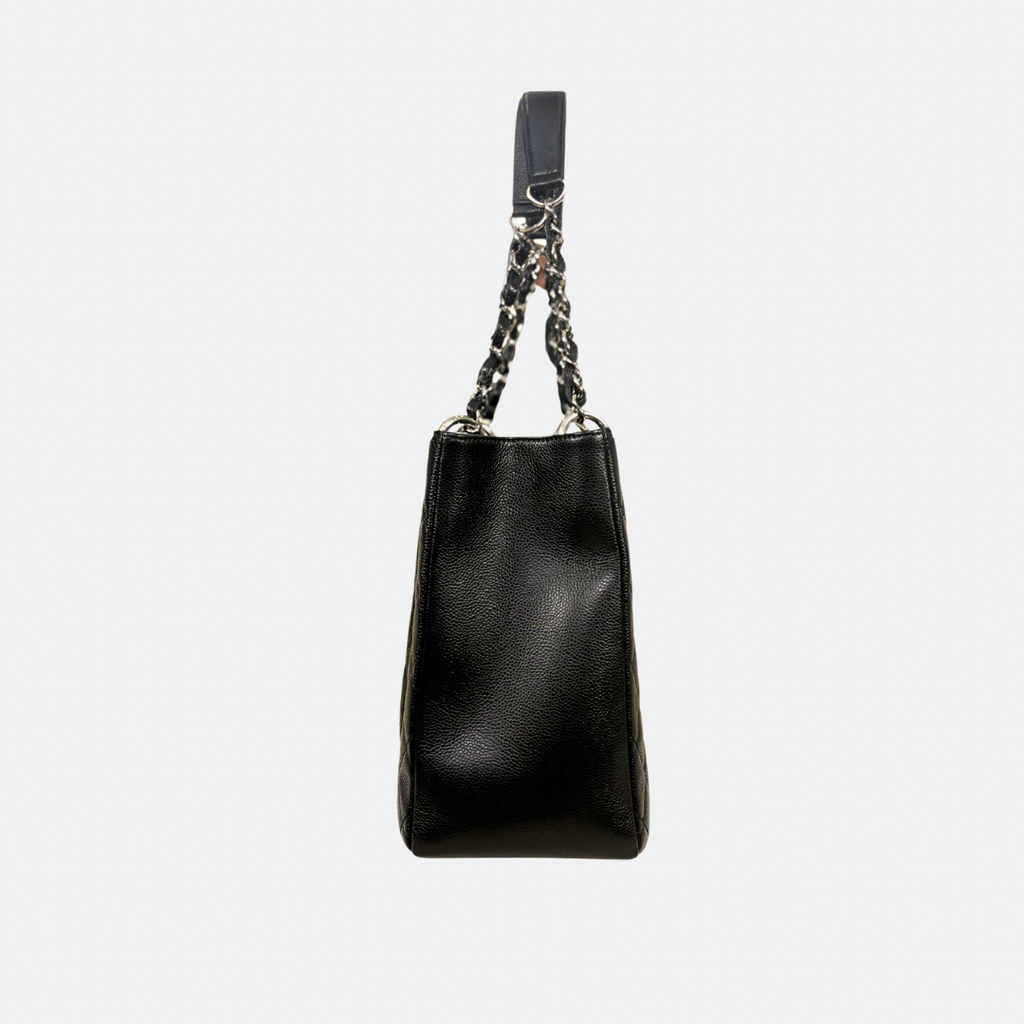 GST Black Caviar Leather Silver Hardware Series 17
