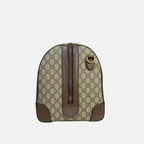 Savoy Duffle Bag GG Supreme Canvas Neon Green Gold Hardware