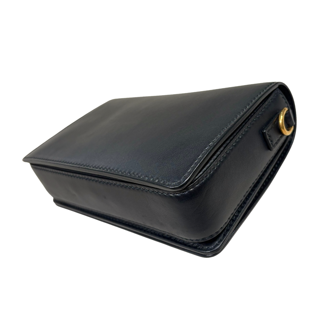 Dio(r) Evolution Flap Black Medium Gold Hardware