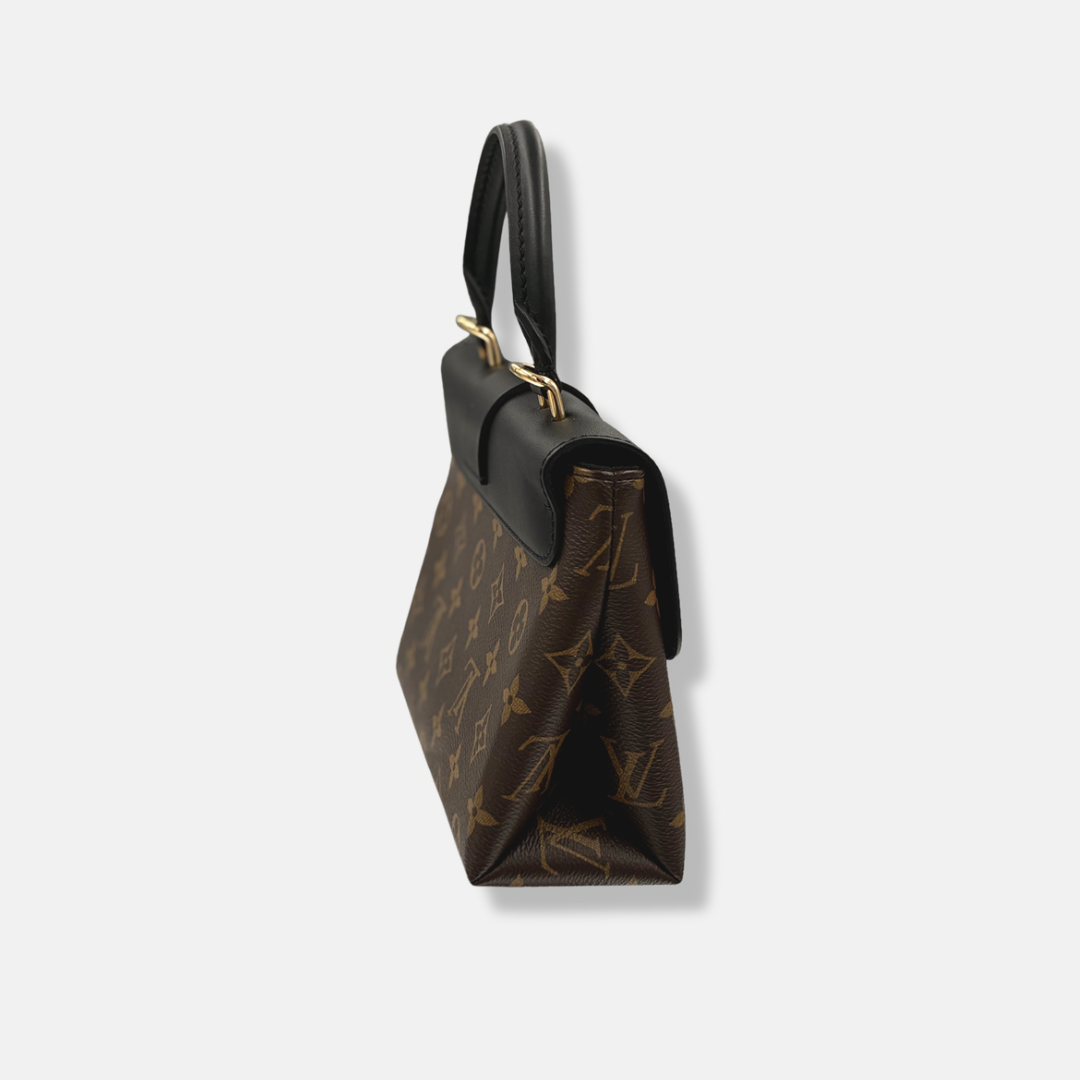 Locky BB Handbag Monogram Canvas Gold Hardware