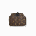 Palm Springs Monogram Canvas Mini Backpack Gold Hardware