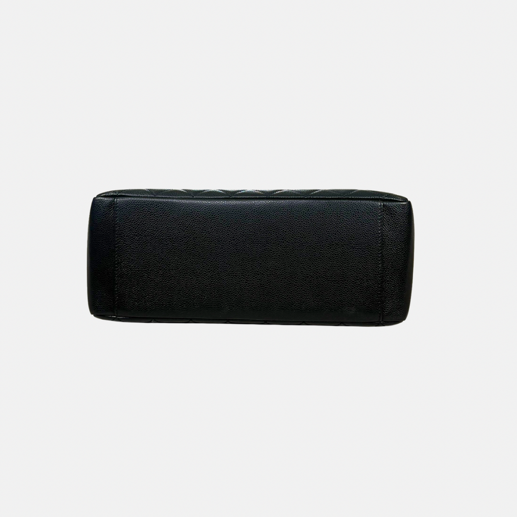 GST Black Caviar Leather Silver Hardware Series 17