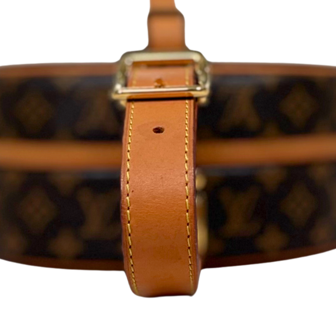 Petite Boite Chapeau Monogram Canvas Gold Hardware
