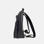 Damier Graphite Canvas Backpack Black Silver Hardware