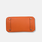 Birkin 35 Orange Togo Palladium Hardware Square N