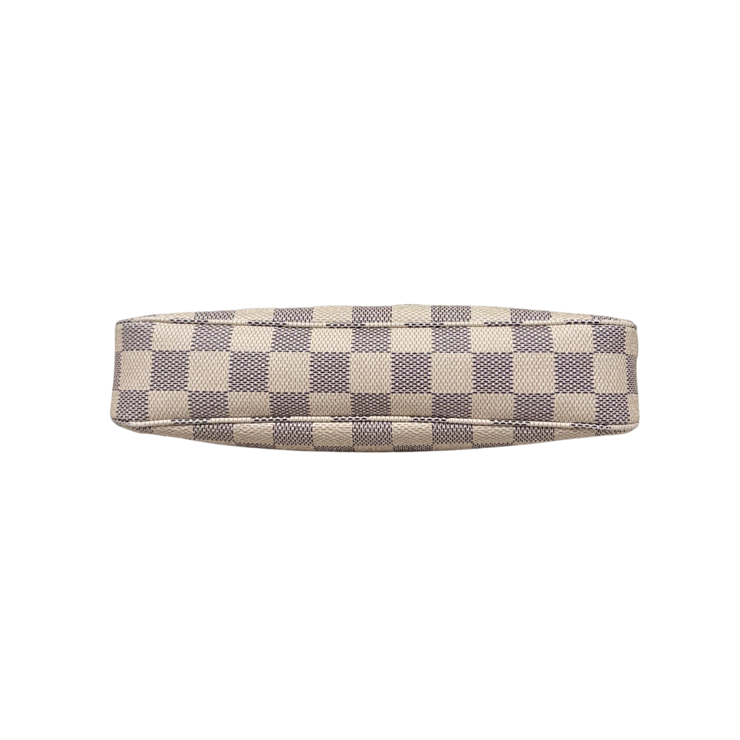 Pochette Accessories Damier Azur Gold Hardware