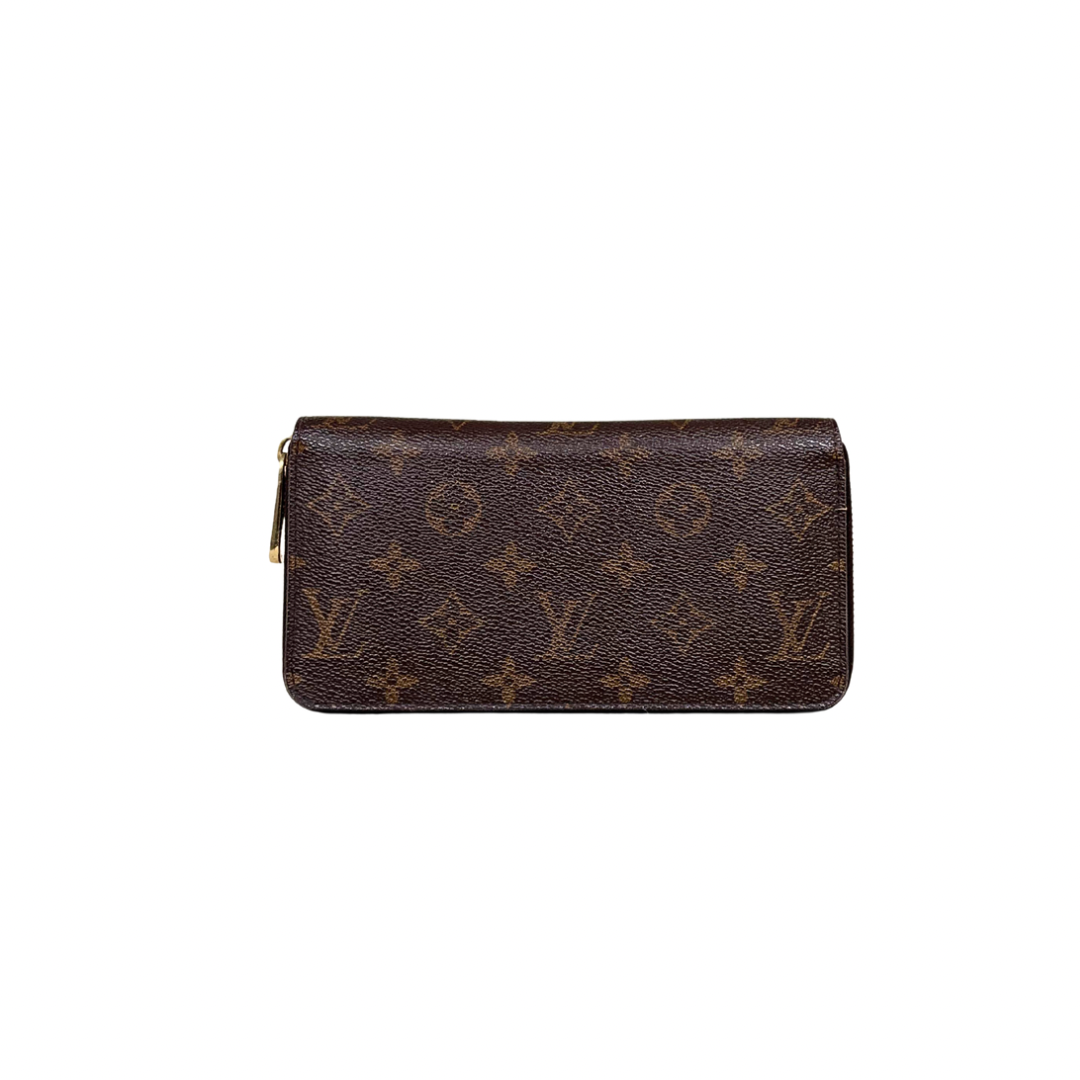Zippy Wallet Monogram Canvas Gold Hardware