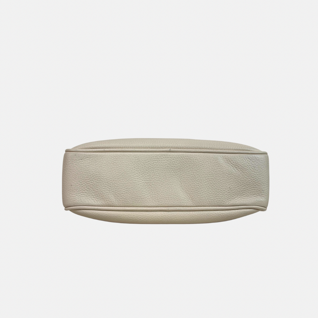 Messenger Bag White Gold Hardware