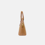 Promenade Saffiano Vernice Cameo Medium Gold Hardware