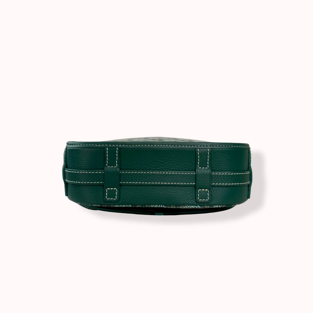 Belvedere PM Green Goyardine Canvas